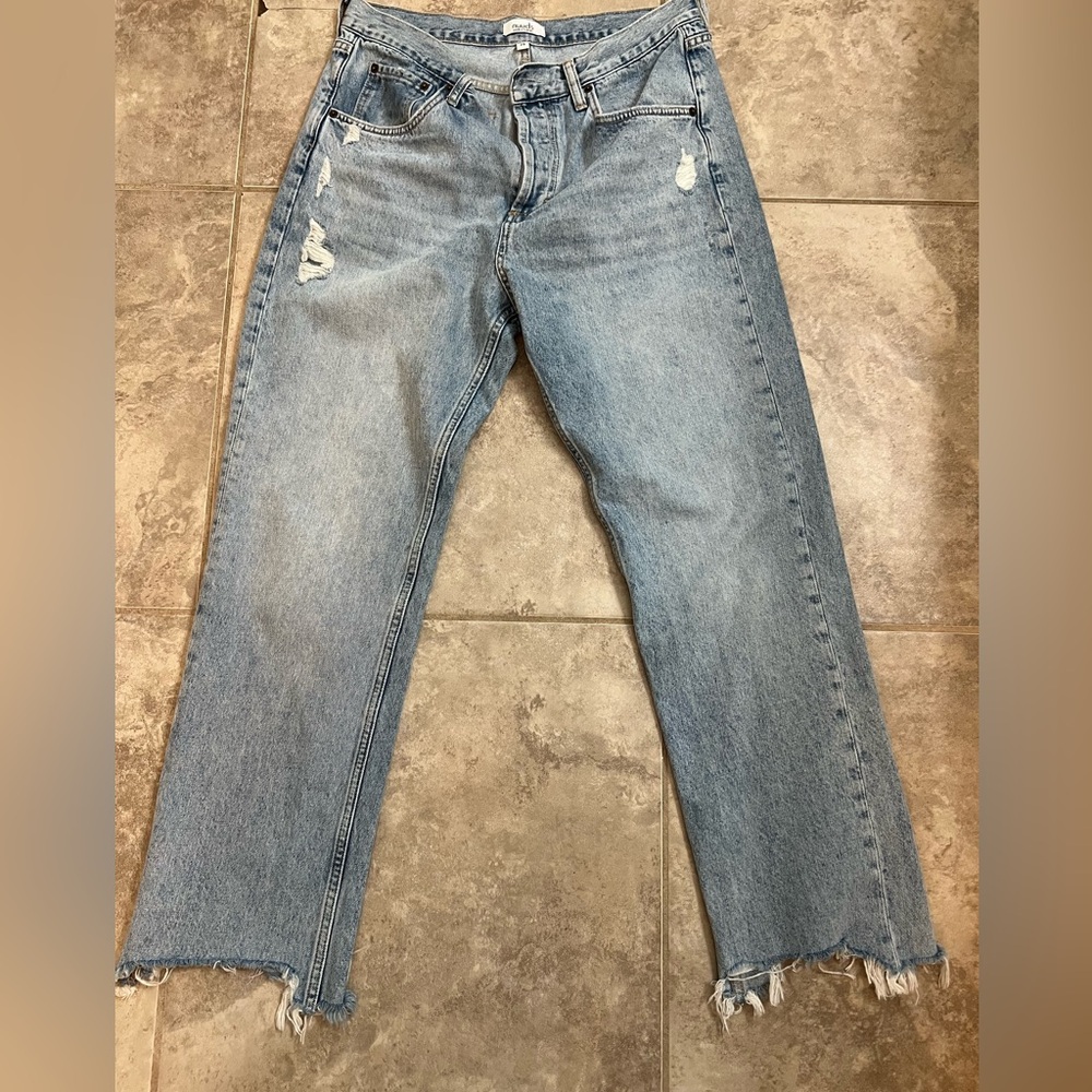 nuuds Light Blue Straight Leg Jeans
